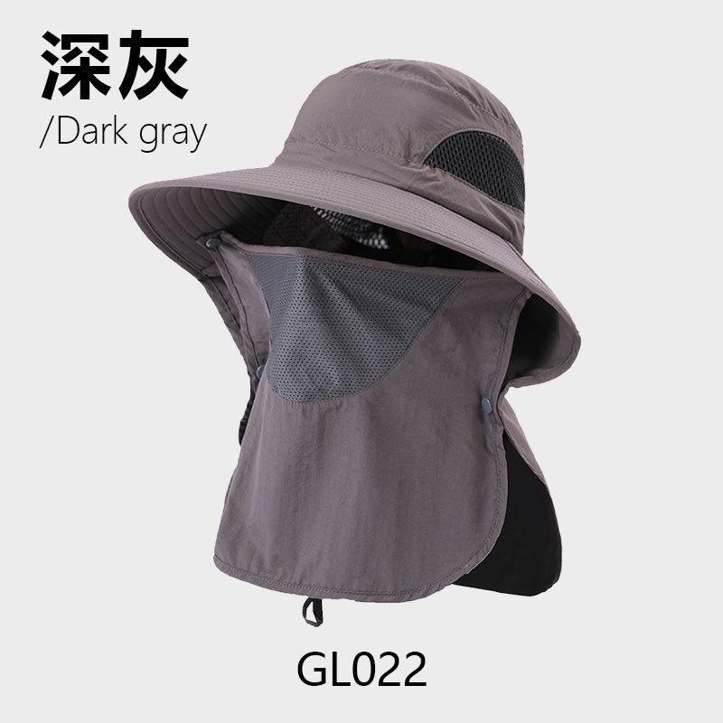 Bucket Hat Breathable Sunshade Sun Protection Hat Men and Women Plus Brim Sun Hat Outdoor Quick Drying Mountaineering Fishing Hat