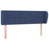 Vidaxl Wingback Headboard, Blue, 147X23X78/88 Cm, Fabric