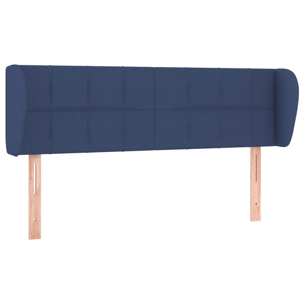 Vidaxl Wingback Headboard, Blue, 147X23X78/88 Cm, Fabric