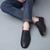 Scarpe Casual in Pelle Versatili da Uomo Primavera/Estate – Scarpe Eleganti Slip-On in Pelle Morbida con Suola Morbida