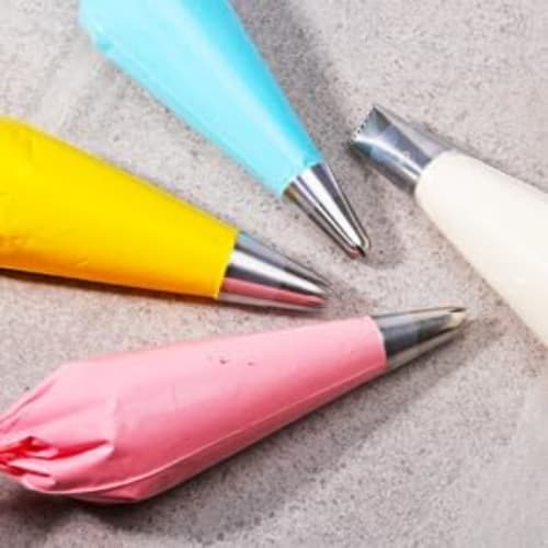 Set of 3 Stainless Steel Round and Flower-Shaped Piping Tips for Mont Blanc Pastry Piping, Cake Making Tools, DIY Cake Decorating Tools, Cream Puff Pa