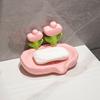 1/2 Stück Blume Seifenhalter Schnell ablaufend Küche Badezimmer Blumig Seifenschale Arbeitsplatten Dekoration Kunststoff Seifenstück Duschseife Behälter Box Tablett
