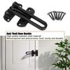 Easy Install Door Security Latch Zinc Alloy Anti-Theft Door Guard Swing Bar Door Lock Airbnb