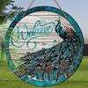 2D Flat Hanging Decorative Signs, Interior Wall or Door Decoration, Diwali Peacock Pattern Decoration, Interesting Gifts for Family and Friends