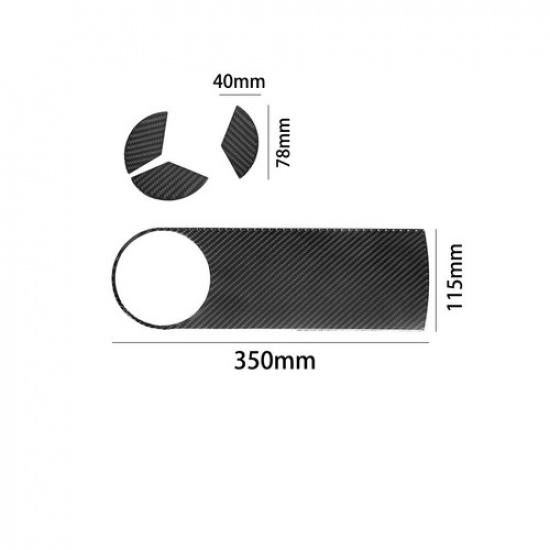 4Pcs Carbon Fiber Spare Tire  Cover Trim For Mercedes-Benz G-Class W463