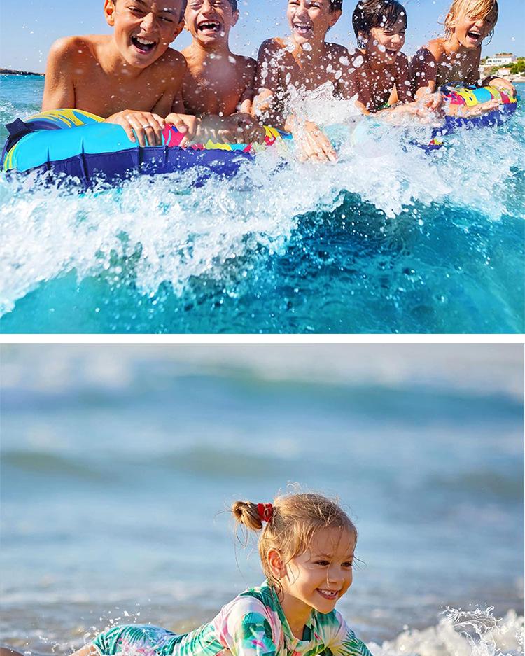 Eco-Friendly PVC Children's Surfboard with Handle: Portable and Thickened for Cross-Border Outdoor Water Play