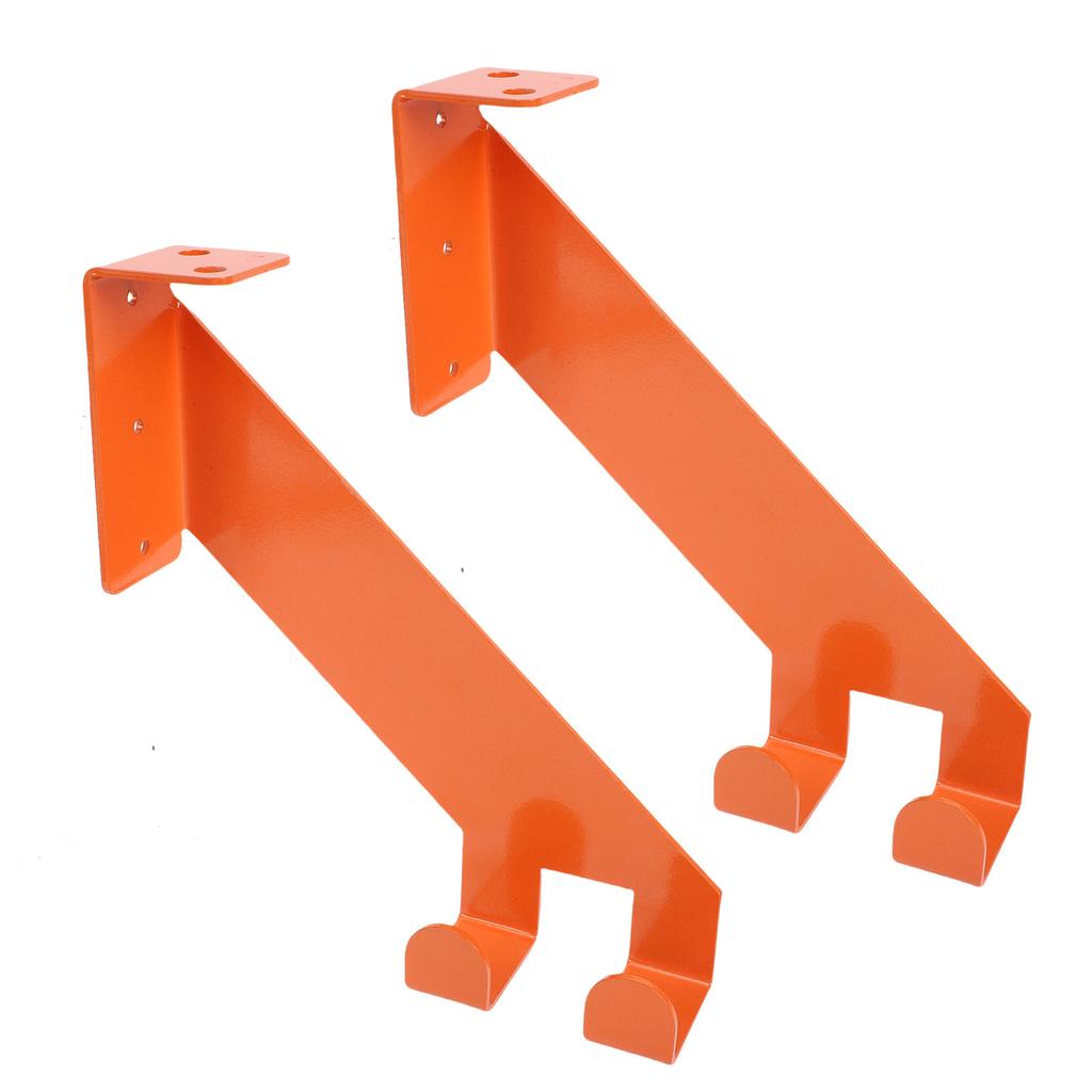 2PCS Chainsaw    Stainless Steel Wall Mount Heavy Duty Chainsaw Hold  Garage Storage   for Home Workshop Orange