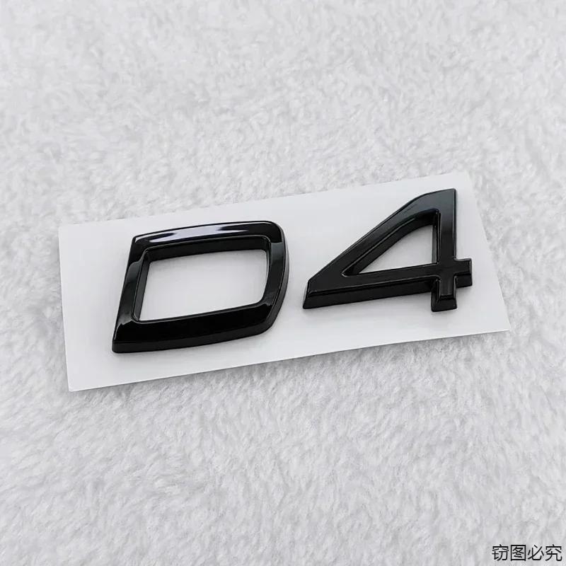 3D Auto ABS  Badge Emblem Sticker for Volvo D2 D3 D4 D5 D6 D7 Logo V40 S40 S60 S70 S80 V50 Exterieur Accessoires