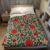 Coral Petal Rush Flannel Blanket Warm Soft Halloween Christmas Couch Warm Cozy Decorative Decor Gift for All Season