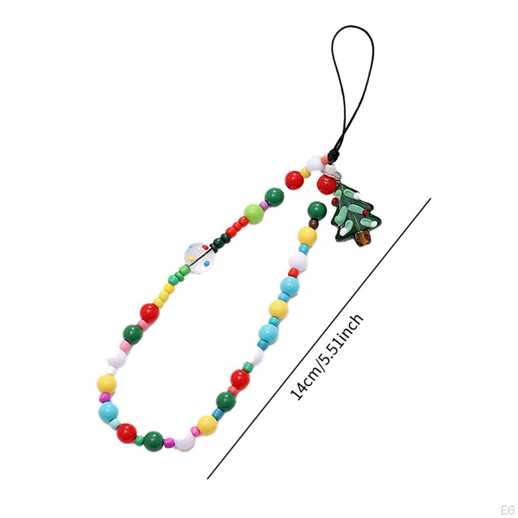 Vánoční ozdoba Šňůrka na telefon Přívěsek na řetízek pro cestování