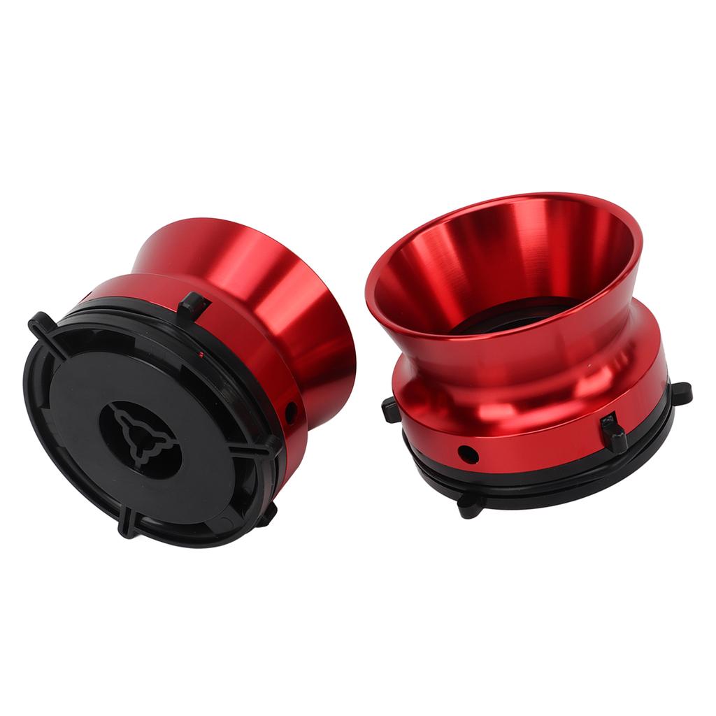 1 Paar Nab Hub Adapter Polierte Aluminiumlegierung 10in Öffner Universelles Ladegerät Rot