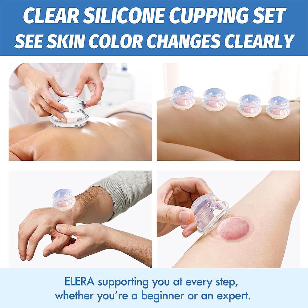 1Pcs Silicone Massage Body Cups Anti Cellulite Suction Cup Chinese Vacuum Cuppings Massager for Face Skin Lifting Body Relaxtion