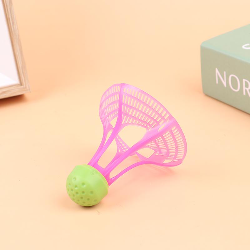New 3Pcs Windproof Nylon Badminton Outdoor Anti-Wind Ball Plastic Balls Nylon Shuttlecock Stable Resistance Sport Training Balls