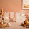 Nontoxic Hollow Rabbit Silicones Casting Mold For Artistic LED Ambients Lamp top sale