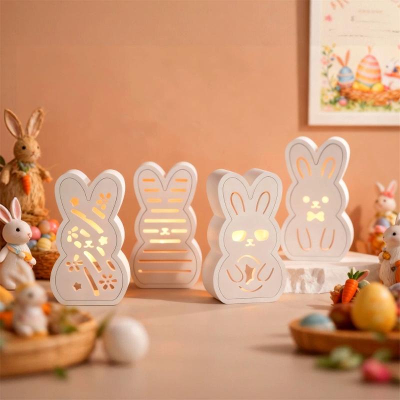 Nontoxic Hollow Rabbit Silicones Casting Mold For Artistic LED Ambients Lamp top sale