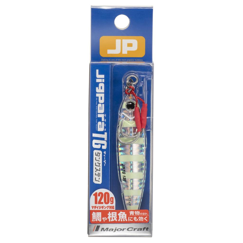Major Craft Metal Jig Jigpara TG Tungsten Zebra Glow 120g Lure JPTG-120 #7