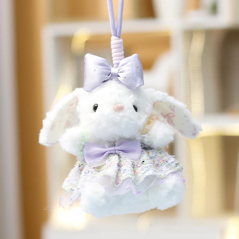 Plush Bunny Toy For Girls With Polyester Fill Cozy Gift For Children