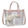 The New Wanji Pattern Bucket Bag Has a High Sense of Light Luxury and Versatile Shoulder Messenger Bag for Women
