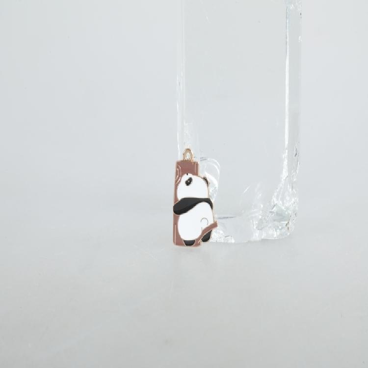 Set Of 10 Panda Charm Fashionable Accessories Cartoon Animal Pendant for Handmade Necklaces Bracelets Jewelry Supplies