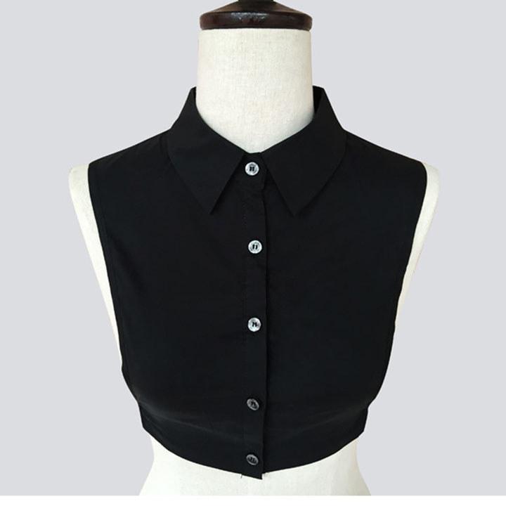 Detachable Collar For Women And Men Polyester Square Collar Plus Size Unisex Layering Accessory