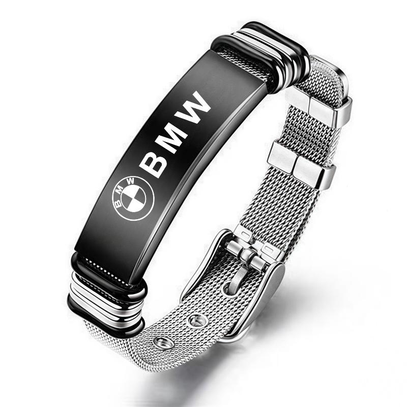 Personalized Trendy and Versatile Adjustable Stainless Bracelet Decoration For BMW X1 X3 X5 X6 X7 3 5 6 7Series G20 G30 G11 F15 jbdf70