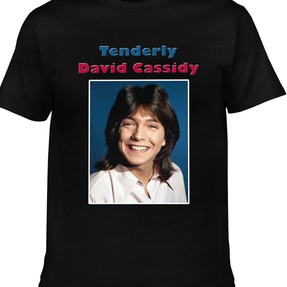 

David Cassidy tenderly BLACK T-shirt short sleeve All sizes JJ4322 Unisex T-Shirt XXXXL