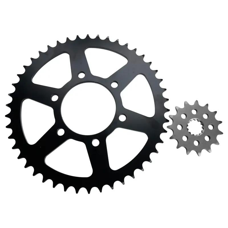 46T 15T Motorcycle Front Rear Sprocket For CF MOTO 650 NK 650NK CF650-7F - 15T