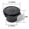 4pcs Car Round A/C Air Outlet Vent Universal 60mm 2.35 Inch Dashboard A/C Deflector Outlet Vents for RV Bus Boat Car Supplies
