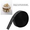 1PCS 10 Yards 1.3cm English Words Printed Ribbon     Wrap Belt for Party (beige)