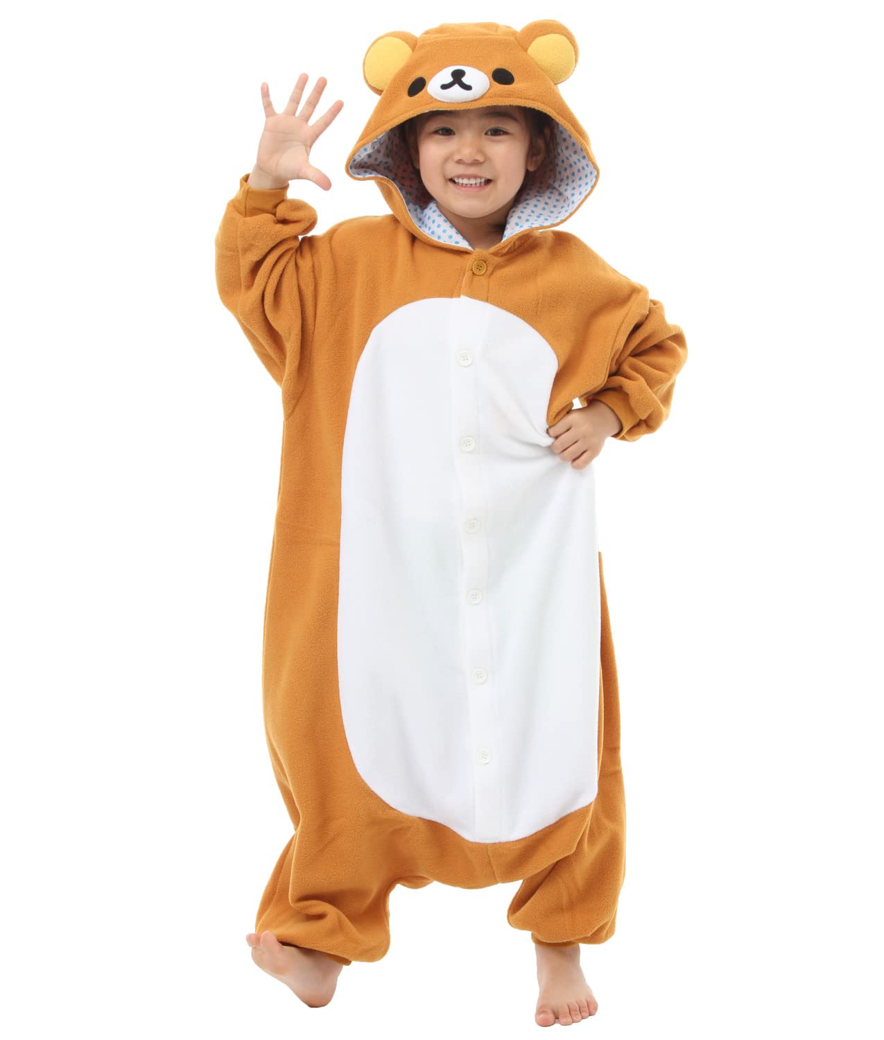 

[Sazac] Флисовый костюм персонажа Rilakkuma для детей, 110 см
