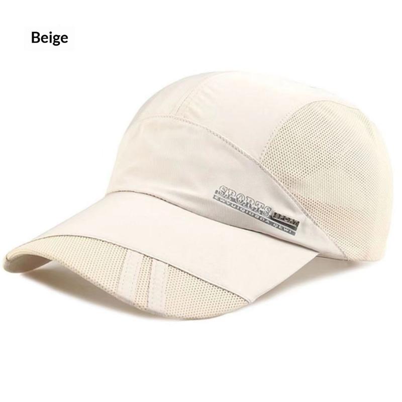 Unisex Baseball Cap For Outdoor Sports Summer Uv Protection Adjustable Quick Dry Braethable Tennis Hat Brim Hats