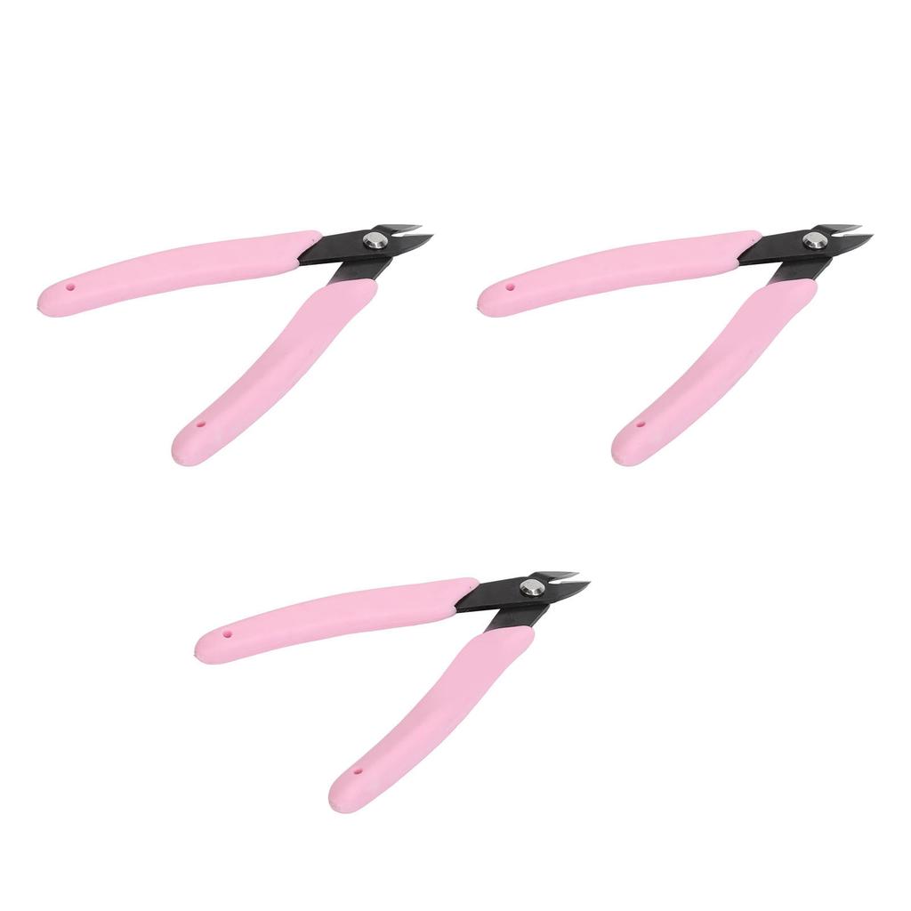 3pcs Stainless Steel Cuticle Cutter Automatic Anti Slip Rhinestone Remover Cuticle Nippers Trimmer