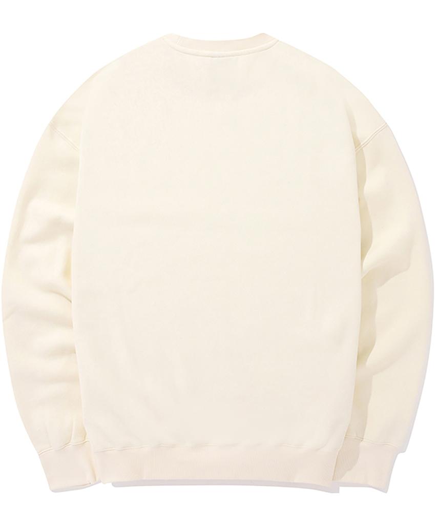 COLUMBIA UNIVERSITY 1754 Arch Logo Fleece Sweatshirts Cream