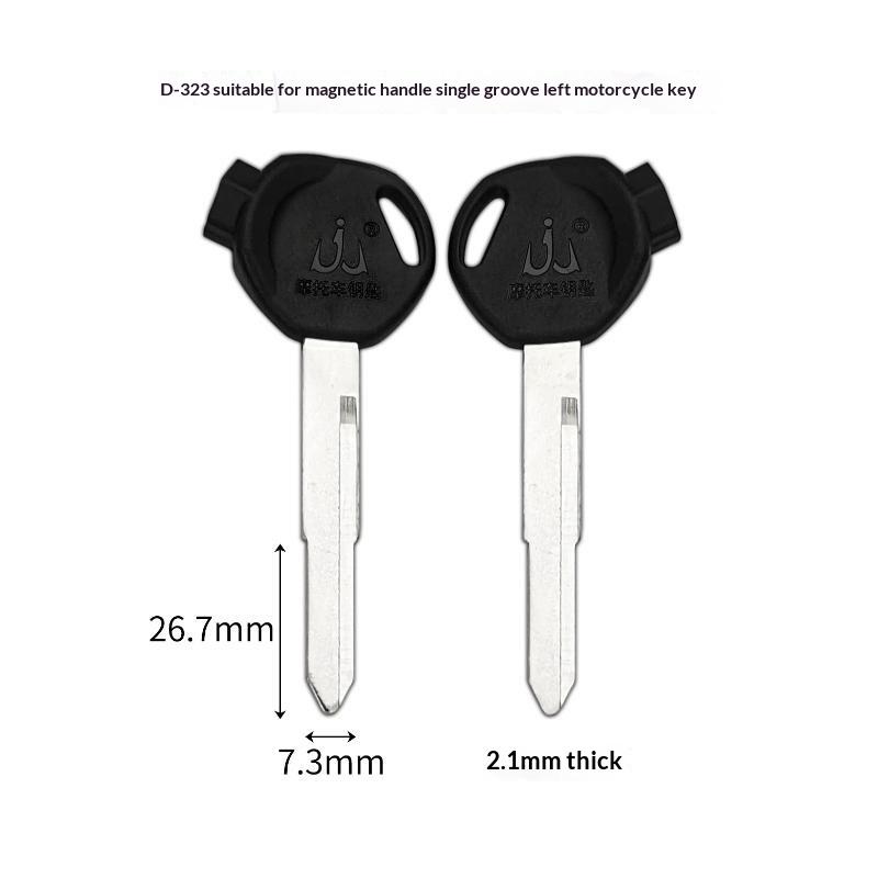 2Pcs Electric Bike Key Blanks Anti-Corrosion Durable Metal Blade for Key Duplication Outdoor Cycling E-Bike Spare Backup Accessories