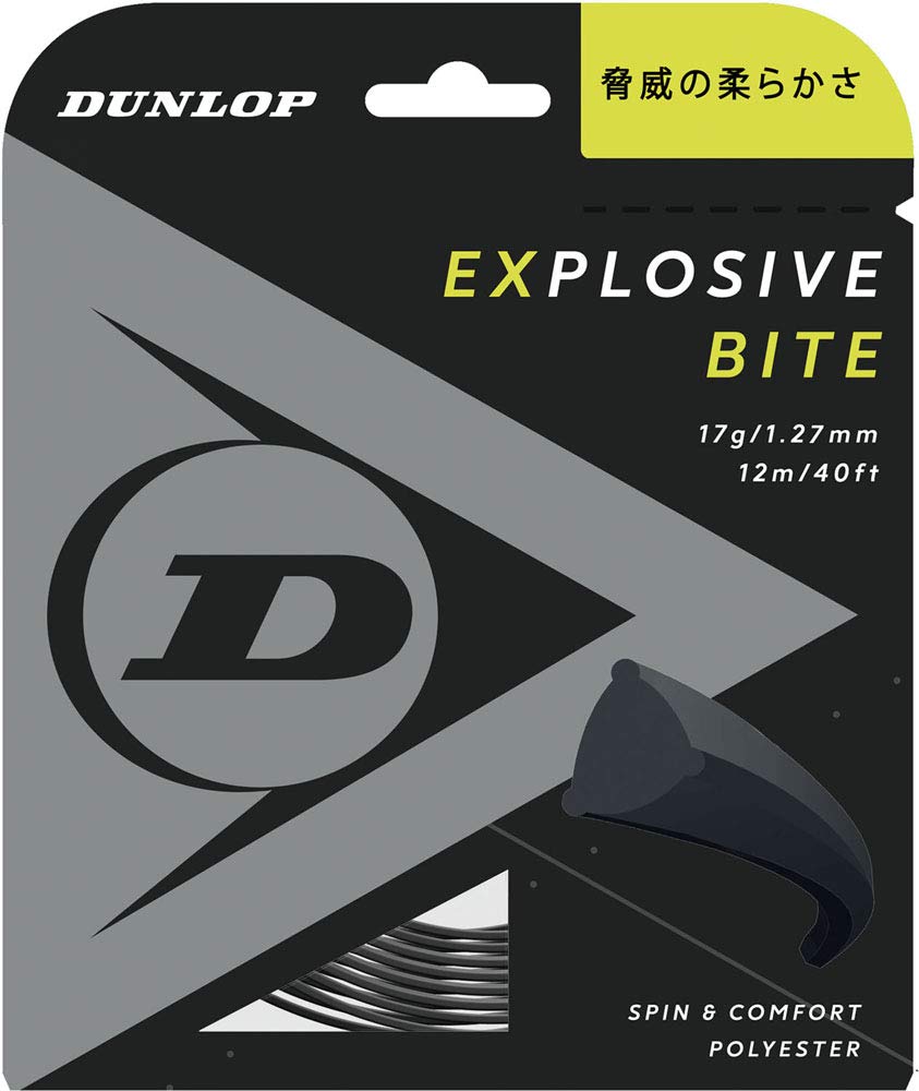 

Dunlop Explosive Bite Tennis DST11011 Bar, 12m, Black, 1.27mm,