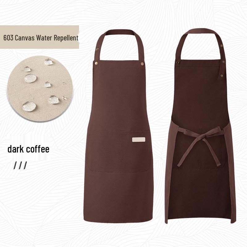 2026 Kitchen Apron: Waterproof, Oil-Proof with Logo Printing for Catering & Young Professionals