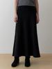 Liel Ooze Knit Flare Skirt (Black)