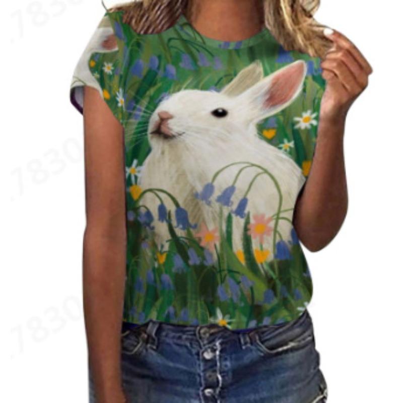 

Женская новая летняя футболка с коротким рукавом, круглым вырезом, повседневная, с 3D цифровой печатью в виде бабочки 6XL