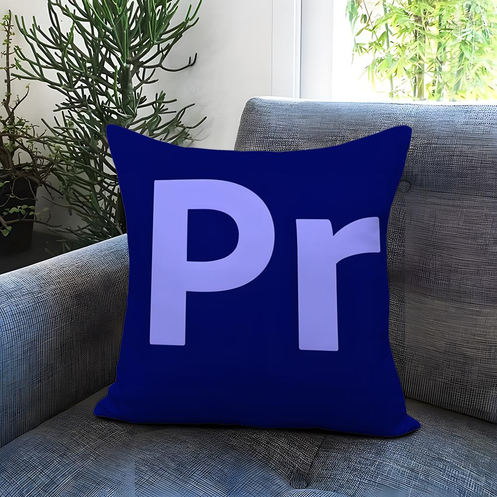 Popular AAadobe Software Iconing Cushion Cover Comfortable Reversible Pillow Cover Ideal for Car Sofa Bedroom Beyond