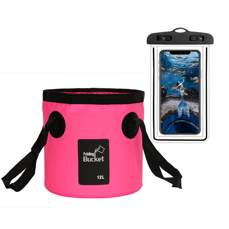 Portable Folding Waterproof Travel Fishing Bucket Bag