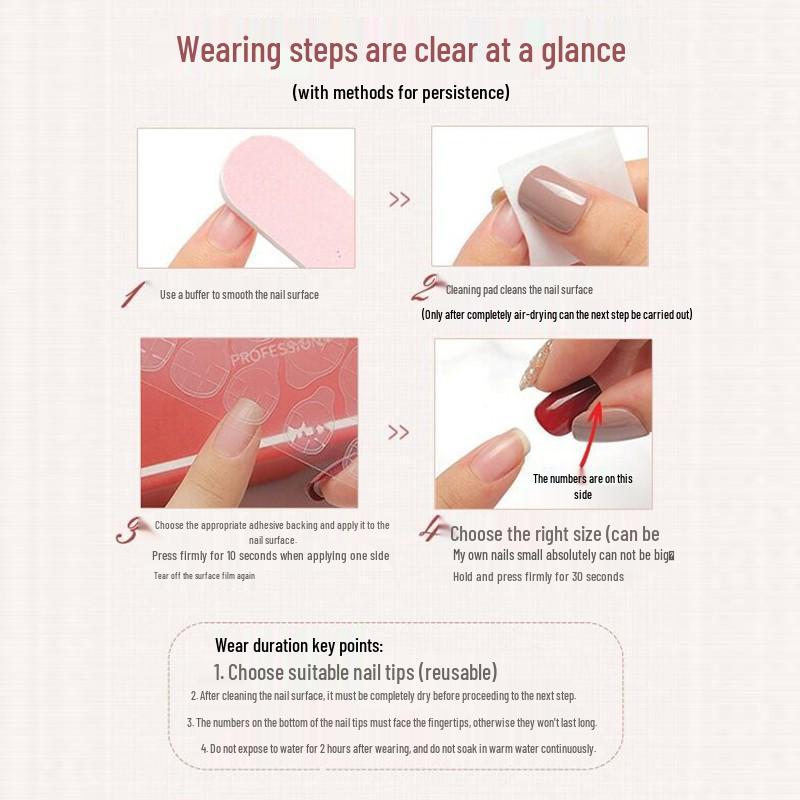 Short Wine Red Glitter Press-on Nails - Simple Manicure Tips with Jelly Glue for Spicy Style