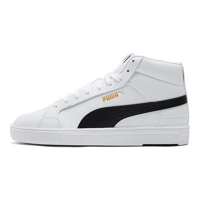 Serve Pro Lite Mid White Black Unisex Sneakers Team-Gold 382095-01