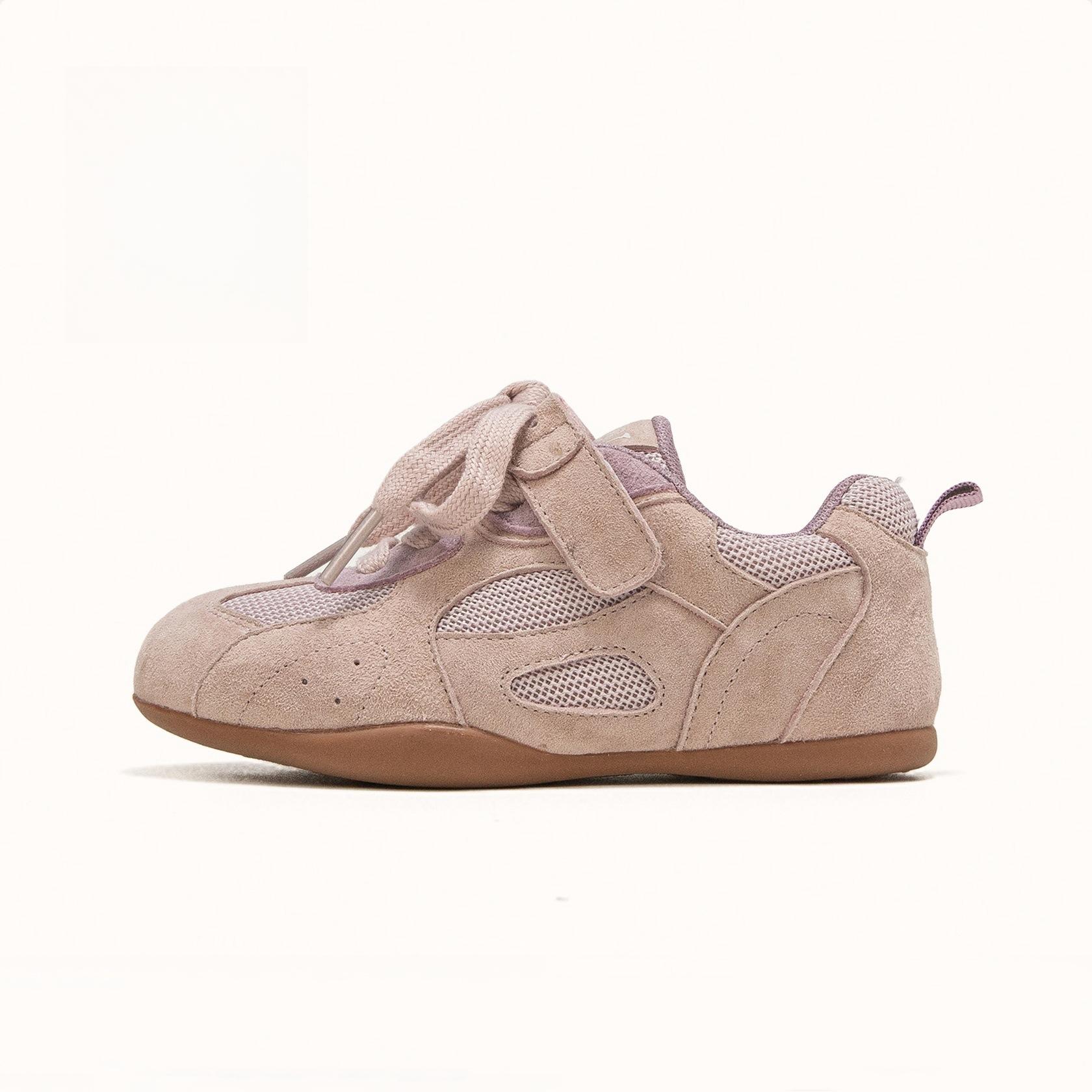 

Немецкие тренировочные кроссовки для девочек 2025 весна и осень новая детская спортивная обувь кроссовки для девочек детская весенняя обувь кроссовки на мягкой подошве обувь Форреста Гампа 37 yards, inner length 23.4 cm розовый