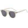 Vintage Korean Style Square Sunglasses With Uv400 Protection For Fashionable Outdoor Wear