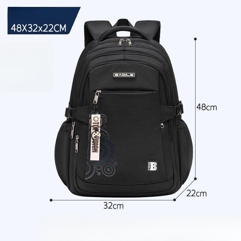 

Oxford Cloth Backpacks for Men, Simple Business Backpacks, Outdoor Travel Bags, and School Bags for Junior and Senior High School Students