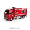 Kids Toy Large Simulation Pull Back Alloy Cement Excavator Construction Truck Fire Engine Model