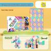 Folding Magic Ruler Set: Colorful Educational Toy for Kids - 24/36/48/60/72 pcs.