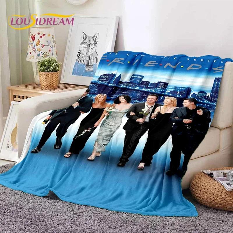 Latest Friends Classics TV 3D Soft Flannel Blankets,Throw Blanket Comfortable Blanket for Picnic Beds Sofa Home Bedroom Gift Kid