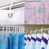36 Pcs Plastic White Shower Curtain Rings Curtain C Rings Hooks Hanger Bath Drape Loop Clip Glide