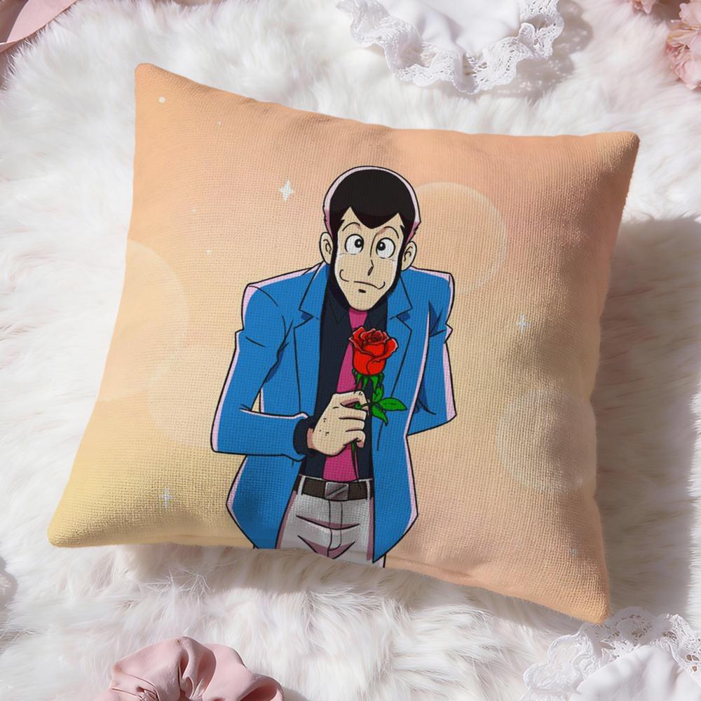 Lupin The ThirdS Cushion Cover Premium Comfort Reversible Pillow Cove -Two in One Design for Any Room & Car Interior
